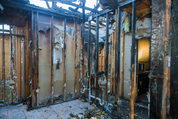 Professional Emergency Fire Cleanup technician working in Badin, NC